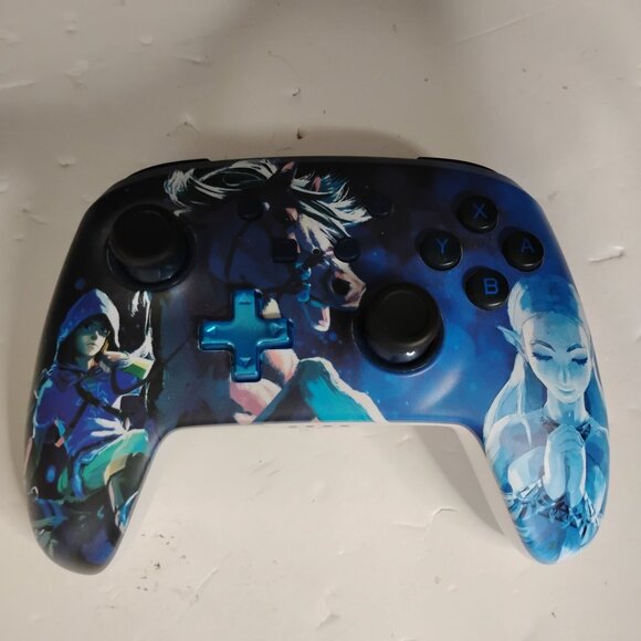PowerA Enhanced Controller for Nintendo Switch Legend of Zelda Midnight Ride - Picture 1 of 8